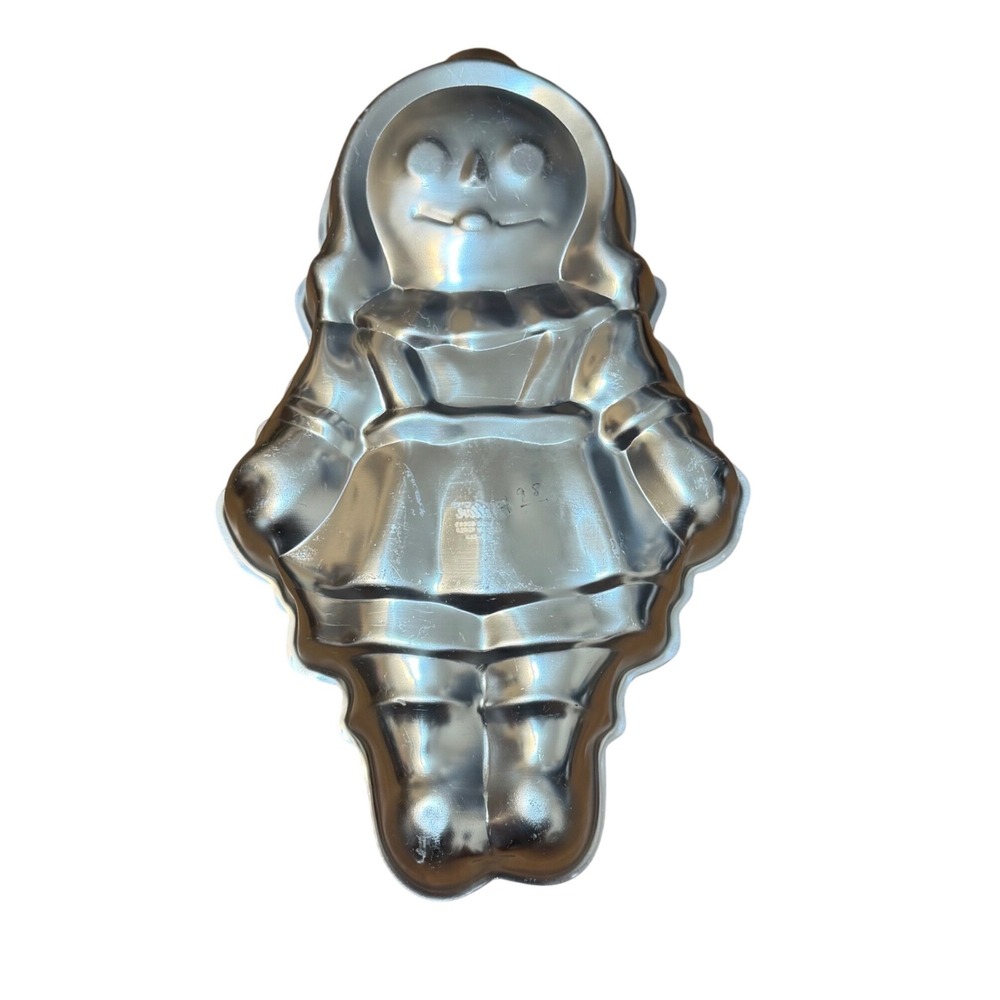 Vintage 1971 Wilton Raggedy Ann Cake Pan Mold Model 502-968 Aluminum